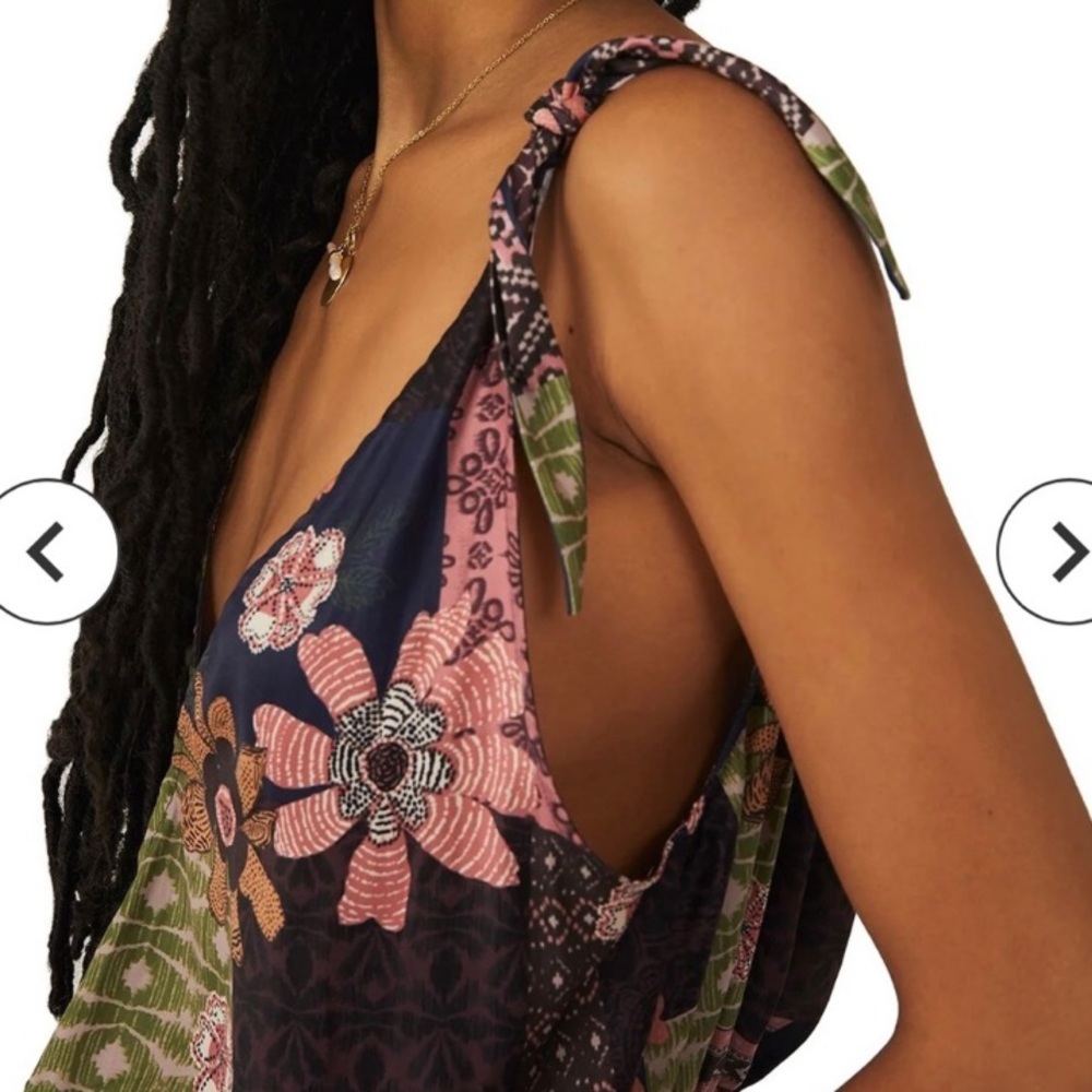 Free People Multicolor Floral Tank Top - Picture 6 of 9